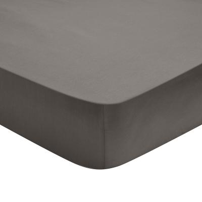 DODO Drap Housse Percale Granit 160x200 cm - 