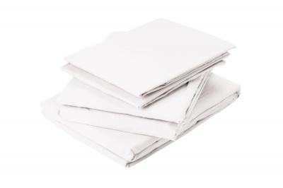 TOISON D OR&NBSP; Drap plat en coton lav&eacute; 180x290 cm 