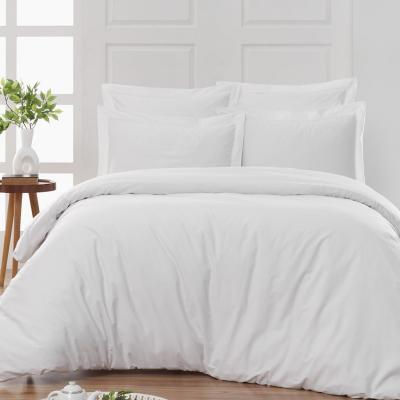 SENSEI MAISON Drap plat en percale de coton blanc 240x300 cm