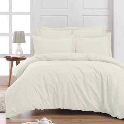 SENSEI MAISON Drap plat en percale de coton ecru 270x300 cm