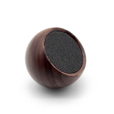 GINGKO Enceinte portable et camera selfie en bois de noyer