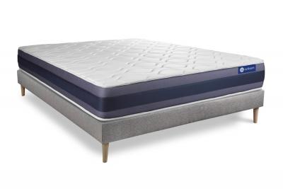 ACTISOM Matelas + sommier 200x200 m&eacute;moire de forme  - Actimemo morpho