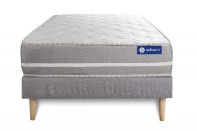 ACTISOM Matelas + sommier 90x190 ressorts ensach&eacute;s  - Actiflex touch
