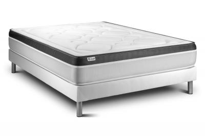 VITALIT Ensemble VITAL ERGO 140 x 190 cm sommier Kit blanc