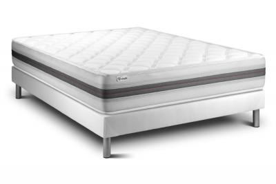 VITALIT Ensemble matelas 140x190 Mousse polyur&eacute;thane &agrave; m&eacute;moire de forme - 26 c