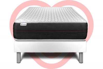 VITALIT Ensemble Sommier Matelas 90x190 VITALSPRING - 24cm - Ferme