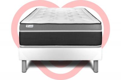 VITALIT Ensemble matelas 90x190 Ressorts M&eacute;moire de forme - 26 cm