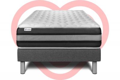VITALIT Ensemble matelas 90x200 Ressorts M&eacute;moire de forme - 26 cm