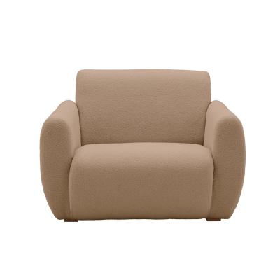 CAMIF Fauteuil bouclette Ome 39 jours Beige