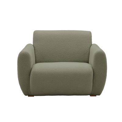 CAMIF Fauteuil bouclette Ome 39 jours Vert Kaki