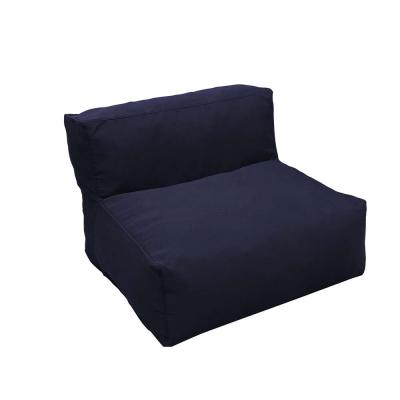 RED DECO Fauteuil salon de jardin modulable MODULO Bleu Polyester 87x85x62CM