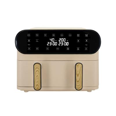 MENASTYL Friteuse a air chaud 11l colorama creme double cuve