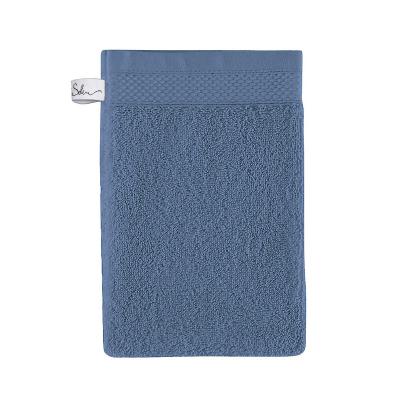 ANNE DE SOLENE Gant de toilette coton agapanthe 16x22 cm