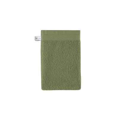 ANNE DE SOLENE Gant de toilette coton c&egrave;dre 16x22 cm