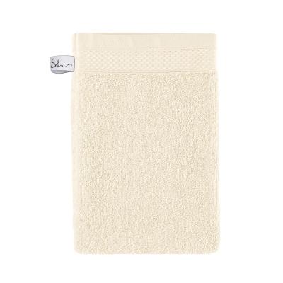 ANNE DE SOLENE Gant de toilette coton ch&egrave;vrefeuille 16x22 cm