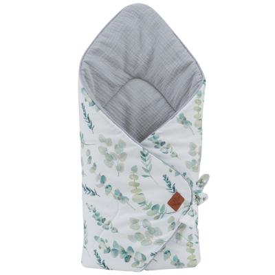SEVIRA KIDS Gigoteuse d'emmaillotage molletonn&eacute;e 100% coton et gaze de coton