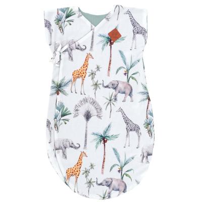 SEVIRA KIDS Gigoteuse turbulette l&eacute;g&egrave;re kimono- safari 18 GG-18-SAFARI
