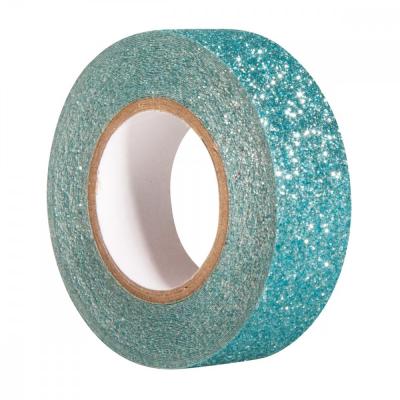 RAYHER  59925390&nbsp;Glitter Tape, 15&nbsp;mm, Rouleau 5&nbsp;m, Lagon