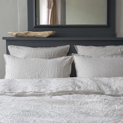 ALEXANDRE TURPAULT Housse de couette en lin beige 260x240