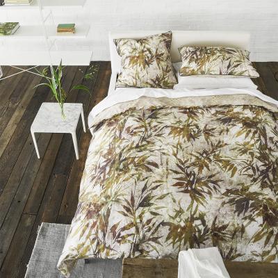 DESIGNERS GUILD Housse de couette en percale de coton Jardin Chinois Hemp 140x200 cm 