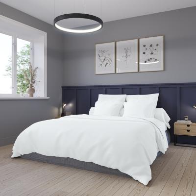 DODO Housse de couette Satin de coton Coloris Blanc 240x260 cm - 