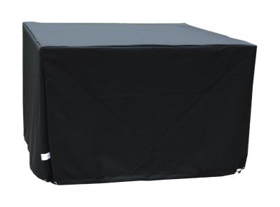 DCB GARDEN Housse de protection pour table de jardin 4 places en polyester noir