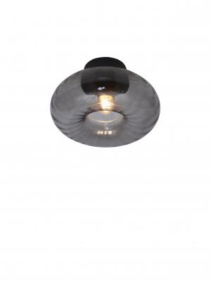 IT S ABOUT ROMI  Plafonnier en Verre BRUSSELS Rond Anthracite