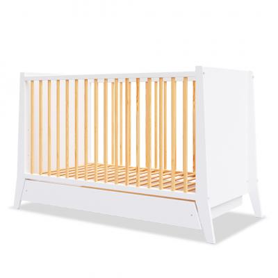  Lit b&eacute;b&eacute; &eacute;volutif avec tiroir 60x120 (matelas non inclus)