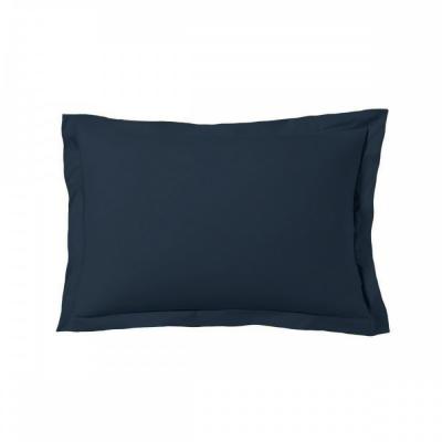 BLANC AVENUE  Lot De 2 Taies D'oreiller 50x70 Cm Satin De Coton Bleu
