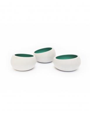 GONE S Brut - trio photophore b&eacute;ton beryl green