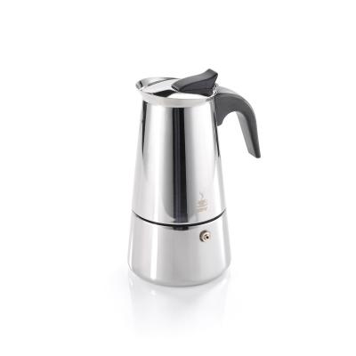 GEFU Machine a espresso 4 tasses en acier inoxydable argent