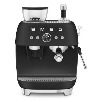 SMEG Machine &agrave; caf&eacute; combin&eacute;e expresso ann&eacute;es 50 noir mat EGF03BLMEU 