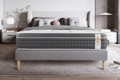 LITIER DELUXE Matelas 140 x 200 cm trente - ressorts ensach&eacute;s - 30 cm - equilibr&eacute;