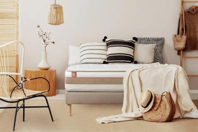 MARMOTTES & CO Matelas 180x200 Le Tendre - Ressorts ensach&eacute;s - 28 cm - Equilibr&eacute;