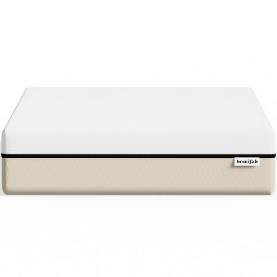 HOMIFAB Matelas 90x190 cm hybride &agrave; ressorts ensach&eacute;s et m&eacute;moire de forme - 25 cm - spring elite 