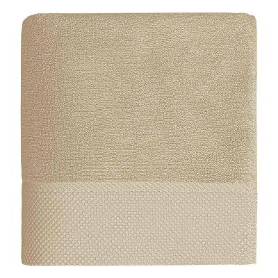 SENSEI MAISON Mmaxi drap de bain z&eacute;ro twist 560 g/m&sup2; ficelle 100x150 cm