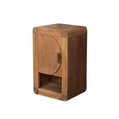 Petit meuble de salle de bain ou wc 44cm en teck massif - Marron