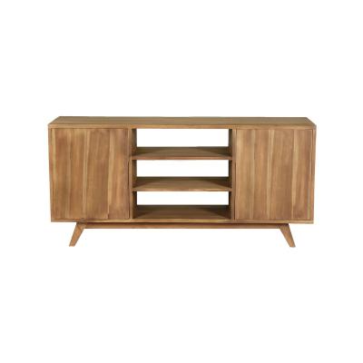 Meuble de Salle de bain en bois de Teck 160 cm - 2 portes / 3 niches