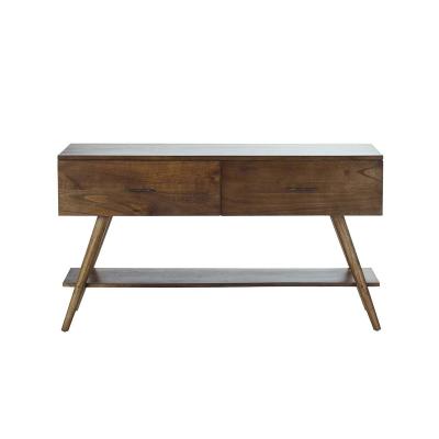 Meuble de salle de bain en mindi massif 135 cm VINTAGE