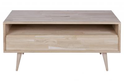 WOOOD Meuble TV design ch&ecirc;ne massif bois clair