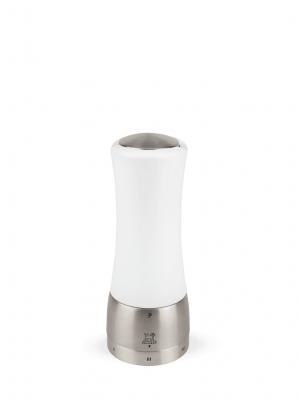 PEUGEOT Moulin &agrave; poivre manuel en bois et inox blanc H16cm