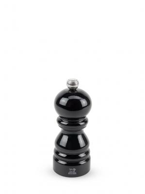 PEUGEOT Paris Moulin &agrave; sel manuel en bois laqu&eacute; noir 12 cm