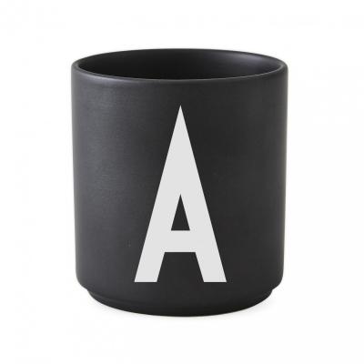 DESIGN LETTERS  Tasse en porcelaine Personal  - A - noir