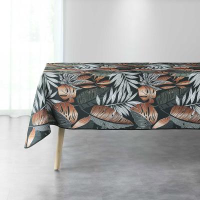PARIS PRIX Douceur d'Int&eacute;rieur ALIANOR Nappe Rectangle, Kaki, 150 x 240 CM