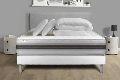 VITALIT Pack pr&ecirc;t &agrave; dormir 140x190 M&eacute;moire de forme