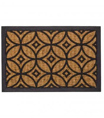 WADIGA Unimasa Essuie-pieds en PVC et fibres de coco PANAMA - 60 x 40 cm