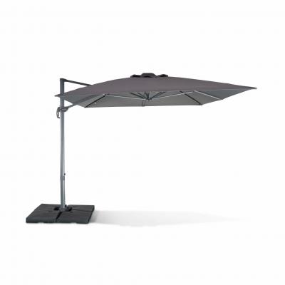 SWEEEK Parasol d&eacute;port&eacute; rectangulaire 3x4m excentr&eacute; inclinable