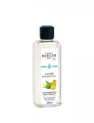 BERGER Recharge lampe  &Eacute;clatante Bergamote 500ml Blanc Maison 