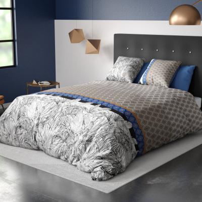 ATELIER DU COTON Parure housse de couette Gris 240x220  857729 - Gris