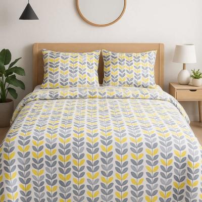 HOUSSE DE REVE Housse de couette 220x240 cm + 2x taies d'oreiller 63x63 cm coton cabane